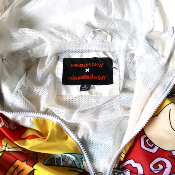 Nickelodeon x Members Only Rocket Power Windbreaker Jacket 1/4 Zip Mens Small - Picture 7 of 11